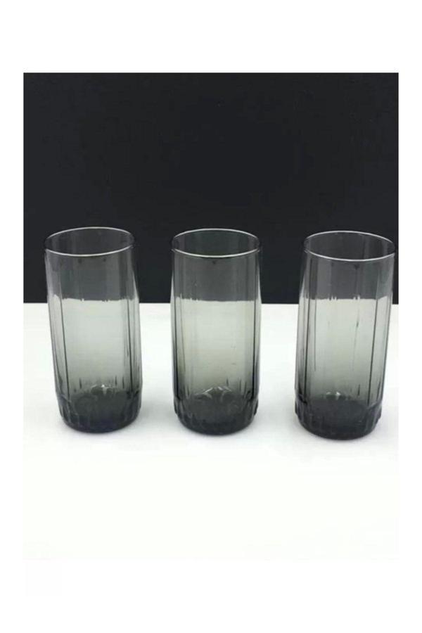 420765 Leia Gri Meşrubat Bardağı 3 Lü 310 Cc - Image 1