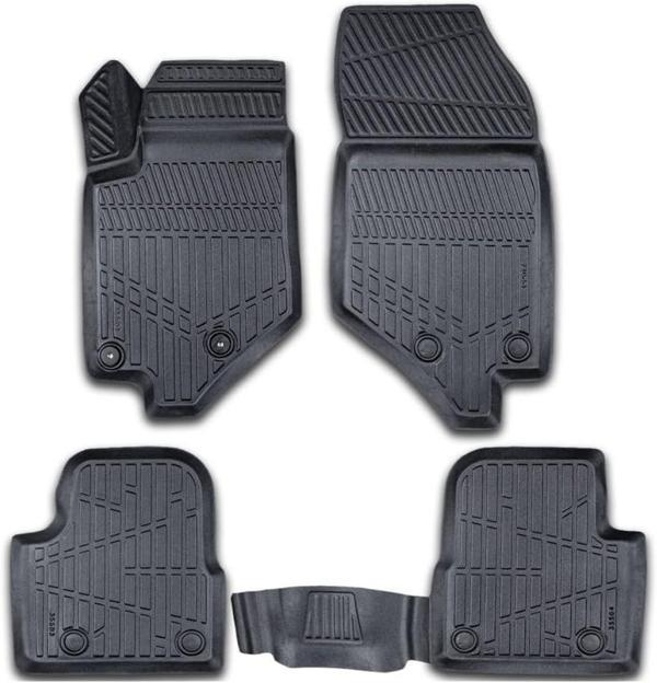 Opel Corsa F 2019-202 için Havuzlu Paspas, Yüksek Kenarlı, Esnek, Araca Özel, Kokusuz, Oto Paspas - Image 1