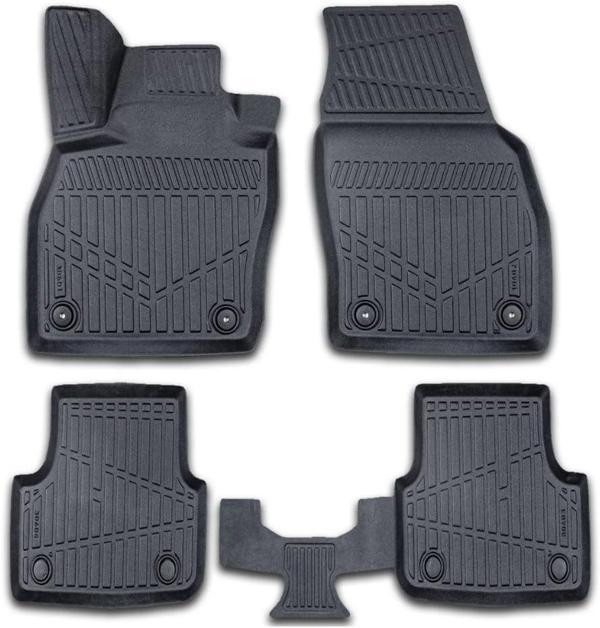 Volkswagen Polo 2018-2025 için Havuzlu Paspas, Yüksek Kenarlı, Esnek, Araca Özel, Kokusuz, Oto Paspas - Image 1