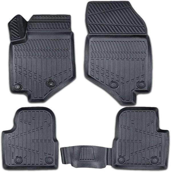 Peugeot 208 HB 2021-2025 için Havuzlu Oto Paspas, Yüksek Kenarlı, Esnek, Araca Özel, Kokusuz - Image 1