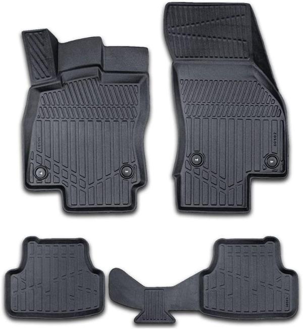 Skoda Karoq 2018-2025 için Havuzlu Oto Paspas, Yüksek Kenarlı, Esnek, Araca Özel, Kokusuz - Image 1