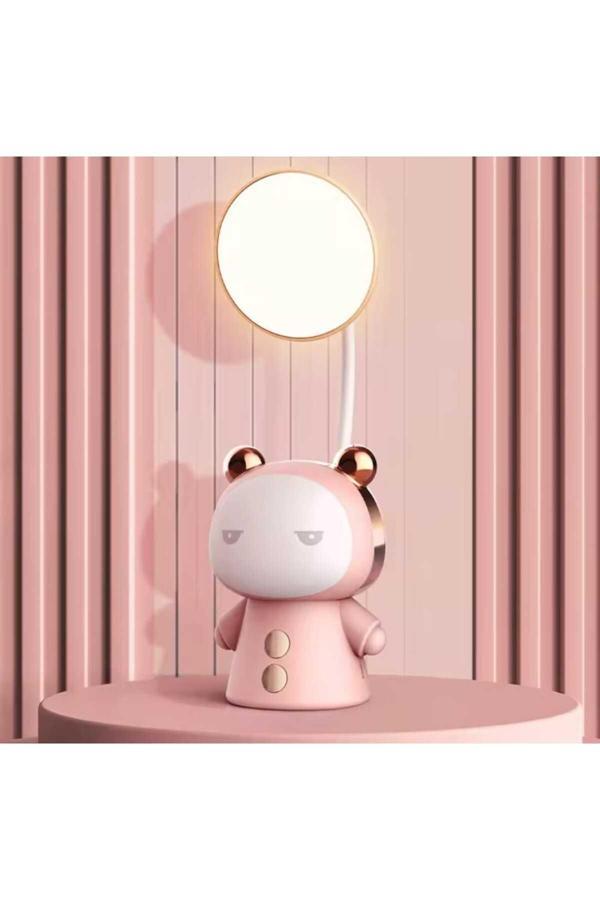 Menuzer Masa Lambası, Yumuşak Aydınlatma, Yatak Odası İçin Usb Şarj Edilebilir Sevimli Gece Lambası - Image 1