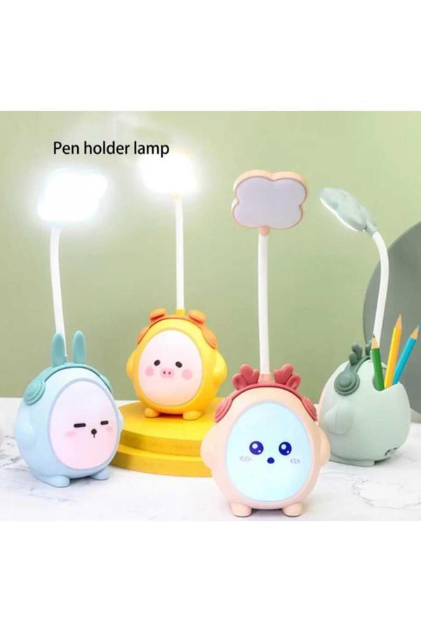 Menuzer Pratik Okuma Masa Lambası Şarjlı Karikatürlü Usb Led'Li Gece Aydınlatma - Image 1