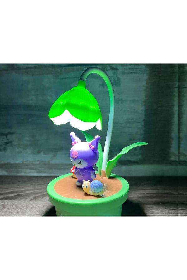 Menuzer Sevimli Karakterli Led Işıklı Şirin Çocuk Gece Ve Masa Lambası - Image 1