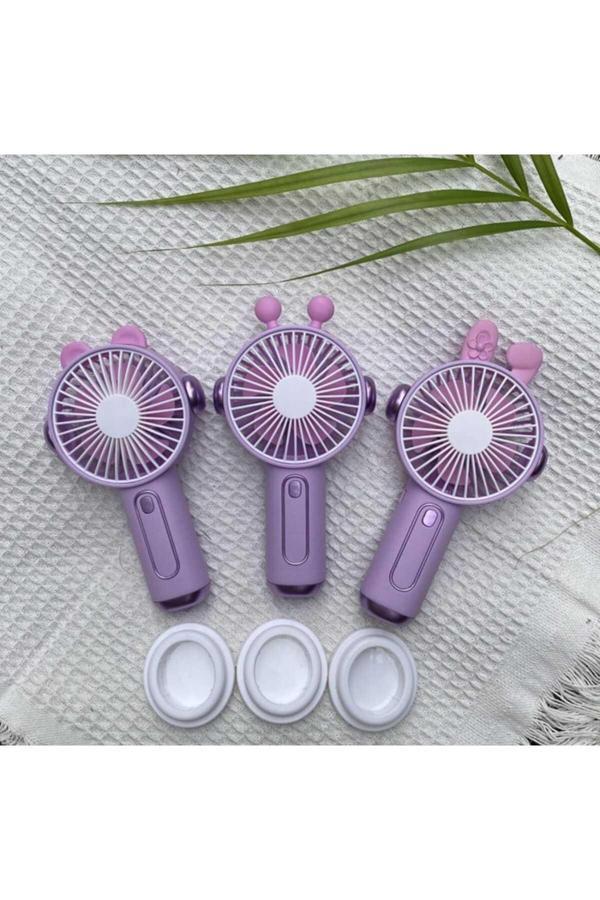 Menuzer Taşınabilir El Fanı, Usb Fan Soğutma El Fanı - 3 Hızlı Kişisel El Fanı, Ev İş Masaüstü İçin Mini Fan - Image 1