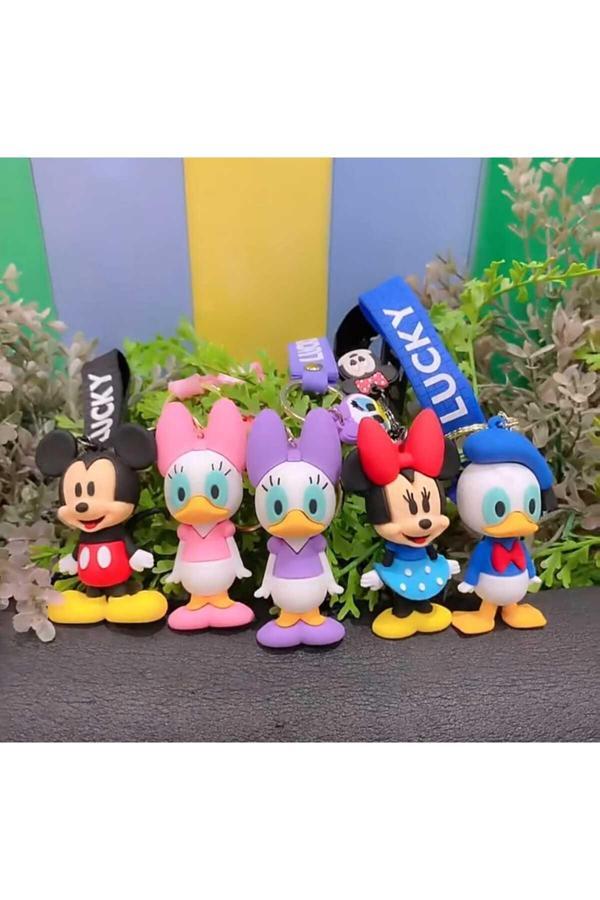 Menuzer Çizgi Film Karakterleri Silikon Anahtarlıklar & Çanta Aksesuarlı - Image 1