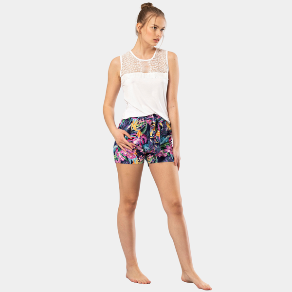 Türen Kadın Desenli Şort Takım 3303 - Image 1