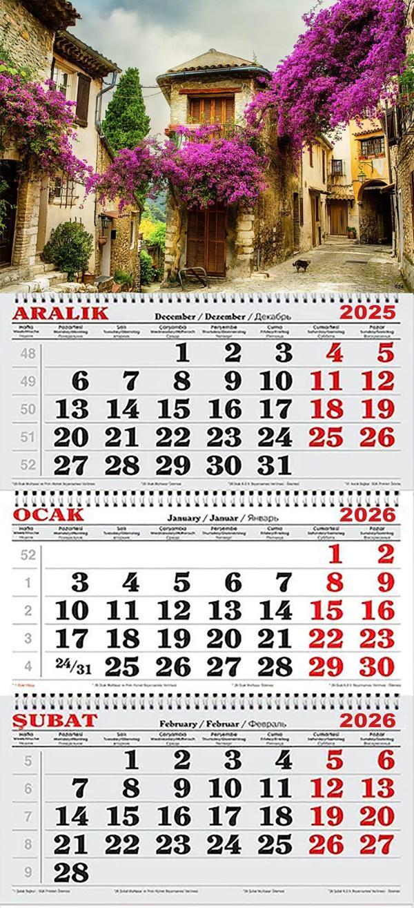 2026 Yılı Gemici Takvimi ---BEGONVİL SOKAĞI - Image 1