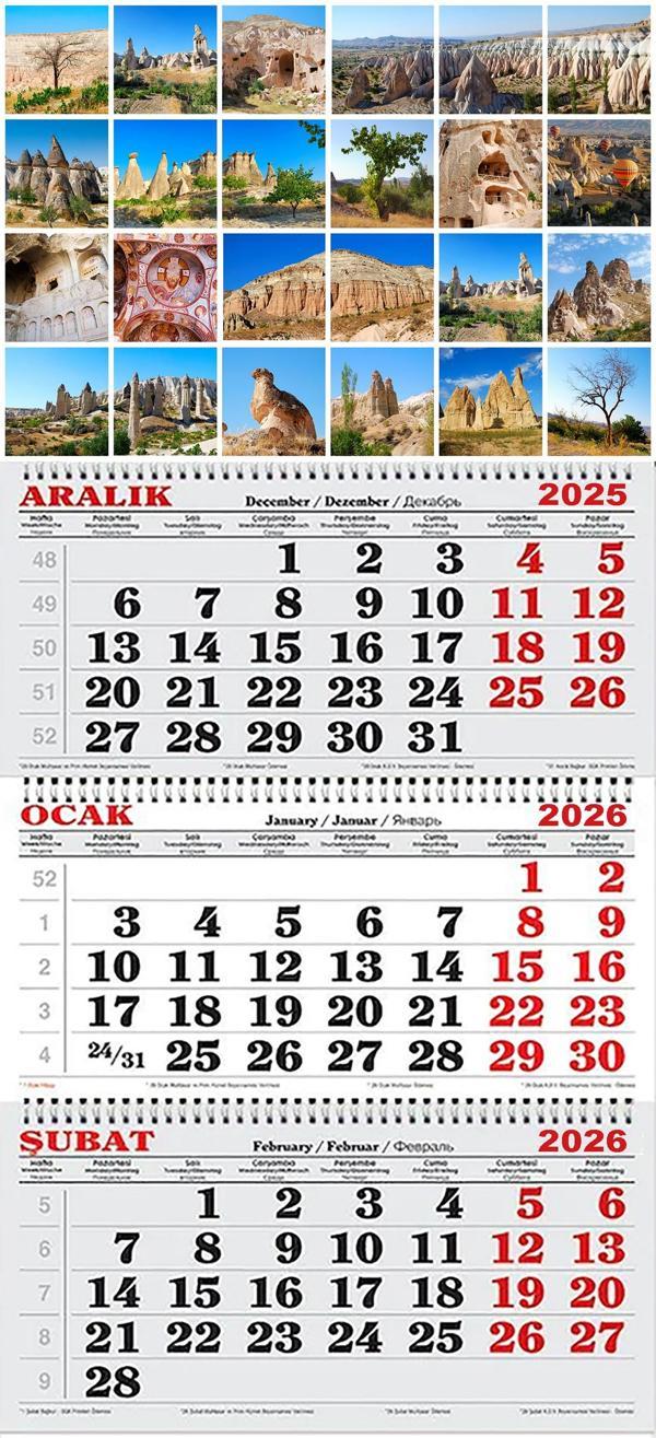 2026 Yılı Gemici Takvimi-Kapadokyadan Kareler - Image 1