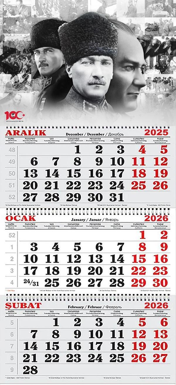 2026 Yılı Gemici Takvimi ---ATATÜRK KALPAKLI - Image 1