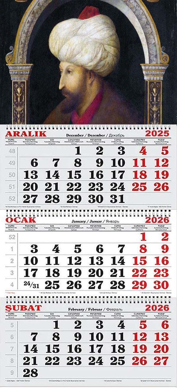 2026 Yılı Gemici Takvimi-Fatih Sultan Mehmet - Image 1