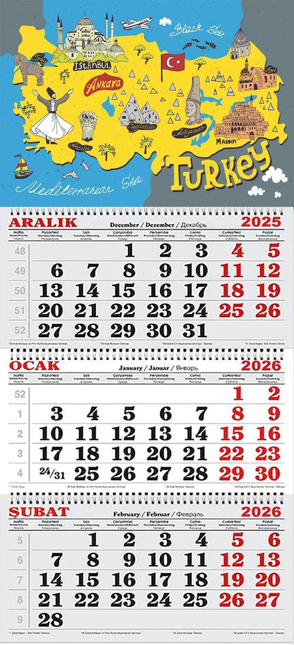 2026 Yılı Gemici Takvimi-Kültürel Miraslarımız - Image 1