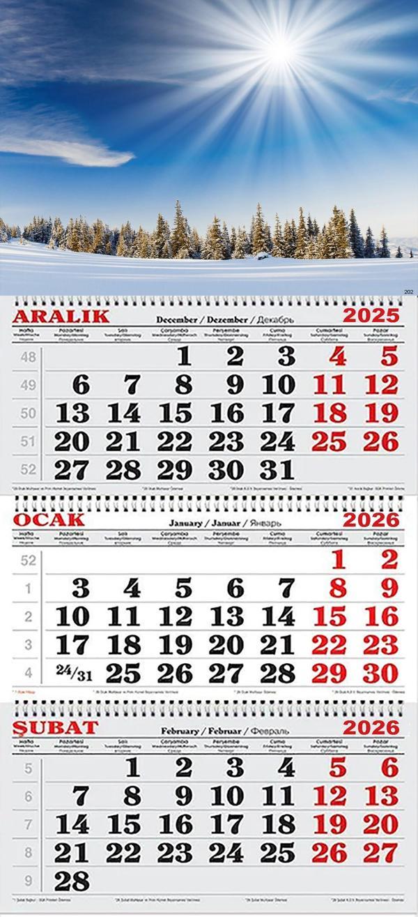 2026 Yılı Gemici Takvim-Kış Güneşi - Image 1