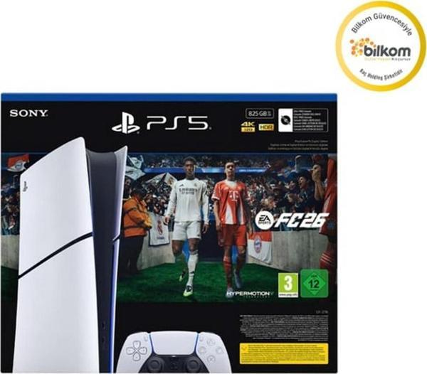 PS5 Slim Digital + FC 26 Bundle Oyun Konsolu - Image 1