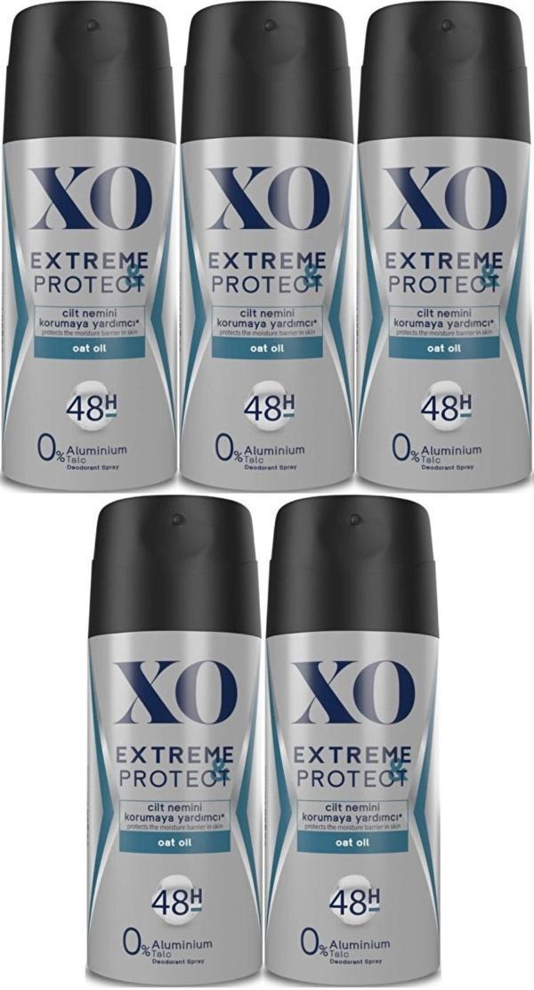 XO Deodorant 150ML Men-Erkek Extreme & Protect (5 Li Set) - Image 1