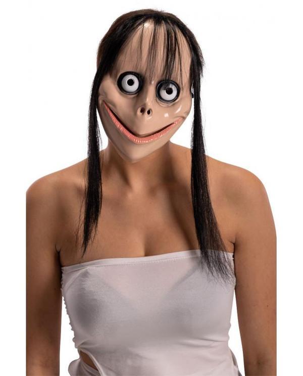 KENPAZAR Korkunç Ürpertici Uzun Saçlı Maske 24x16 cm - Image 1