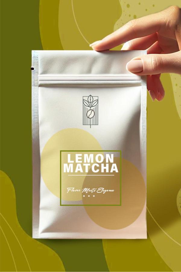 Mel And Mira Limon Aromalı Matcha Tozu 50G, Lemon Matcha Powder - Image 1
