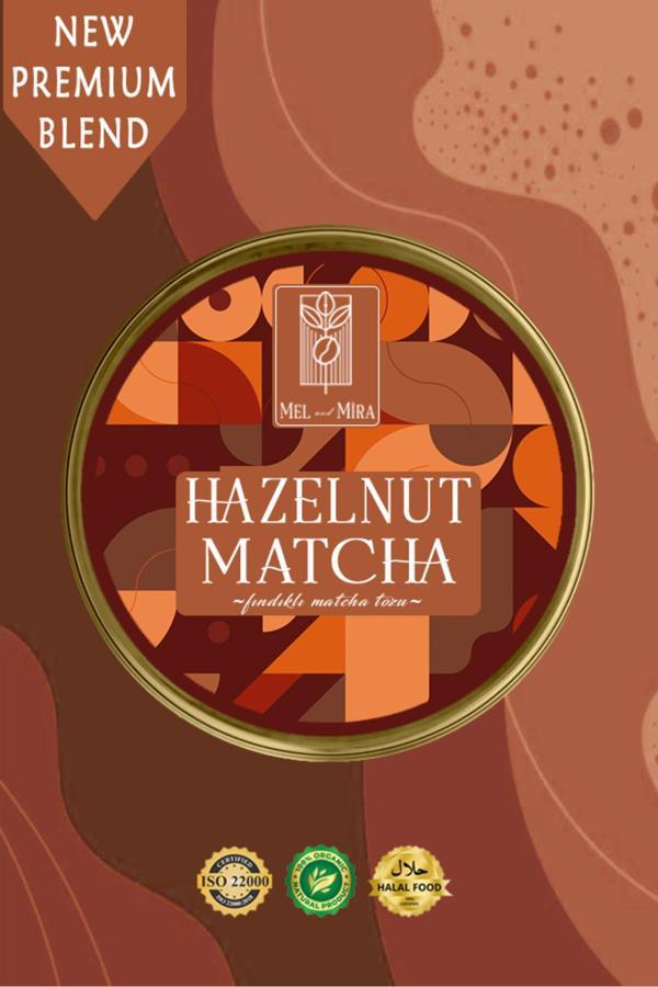 Mel And Mira Hazelnut Matcha Powder 25G, Fındık Aromalı Matcha Tozu Superfood - Image 1