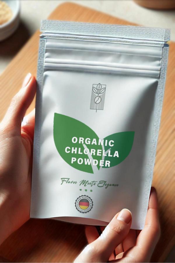 Mel And Mira Organik Klorella Tozu 50G, Premium Chlorella Powder ( Glutensiz, Vegan, Katkısız ) - Image 1