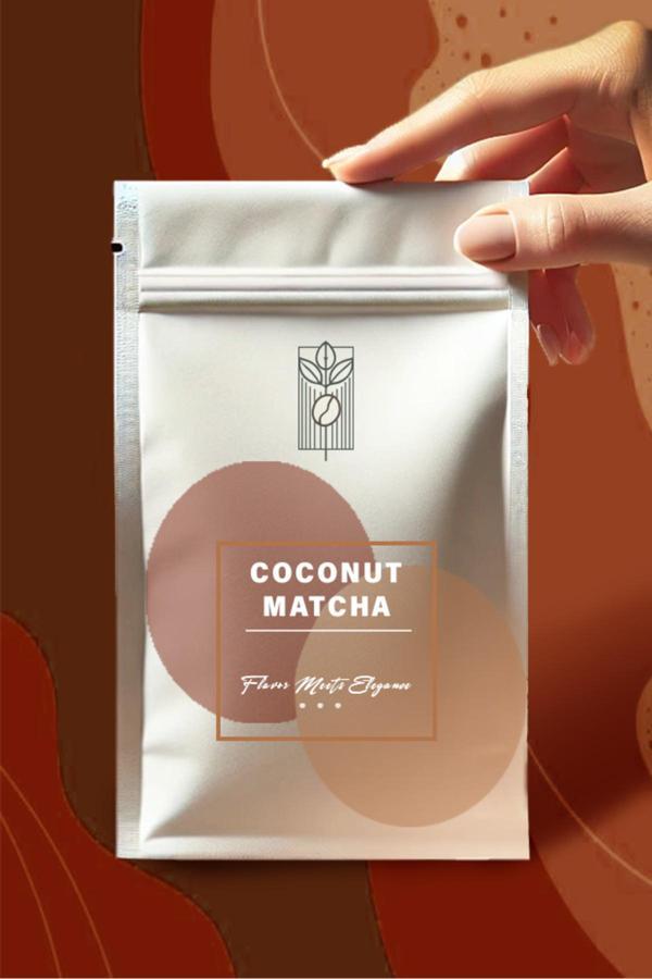 Mel And Mira Coconut Matcha Powder 50G, Hindistan Cevizi Aromalı Matcha Tozu Superfood - Image 1