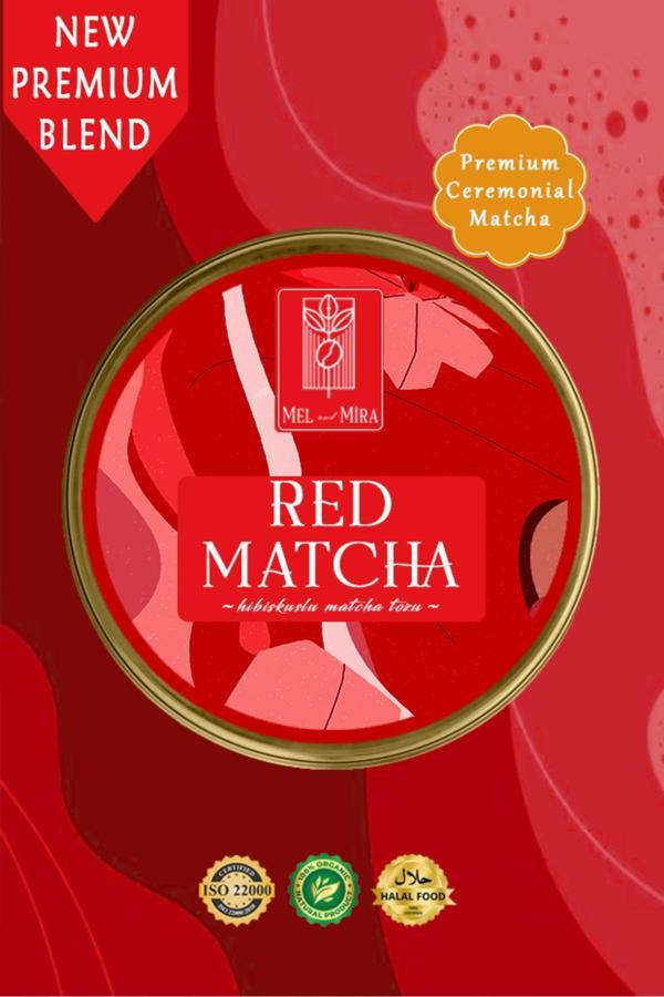 Mel And Mira Ceremonial Red Matcha Powder 25G, Törensel Kırmızı Matcha Tozu Superfood - Image 1
