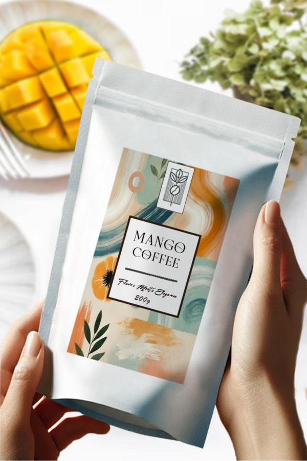 Mel And Mira Mango Coffee 200G, Mango Aromalı Filtre Kahve - Image 1