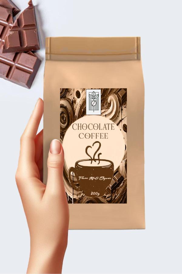 Mel And Mira Chocolate Bean Coffee 200G, Çikolata Aromalı Çekirdek Kahve - Image 1