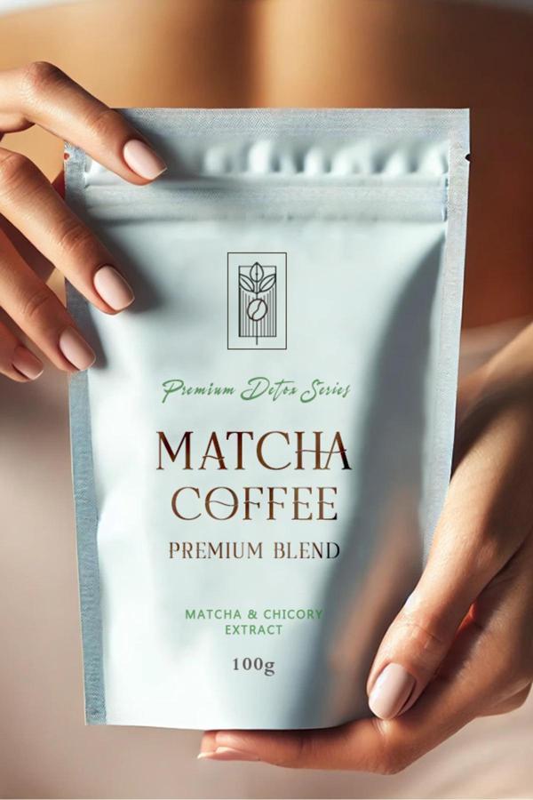 Mel And Mira Premium Detox Series Matcha Coffee 100G, Matcha Ve Hindiba İçerikli Özel Formül - Image 1