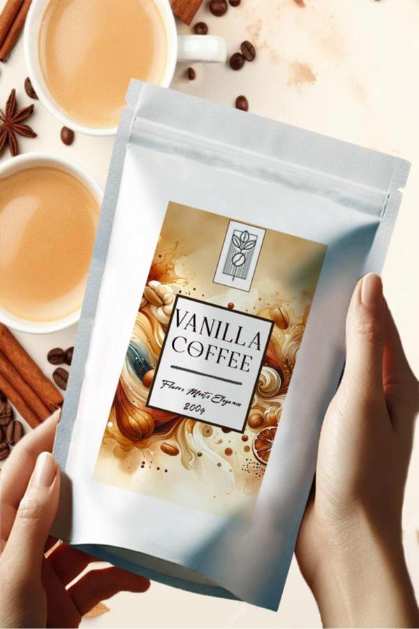 Mel And Mira Vanilla Coffee 200G, Vanilya Aromalı Filtre Kahve - Image 1