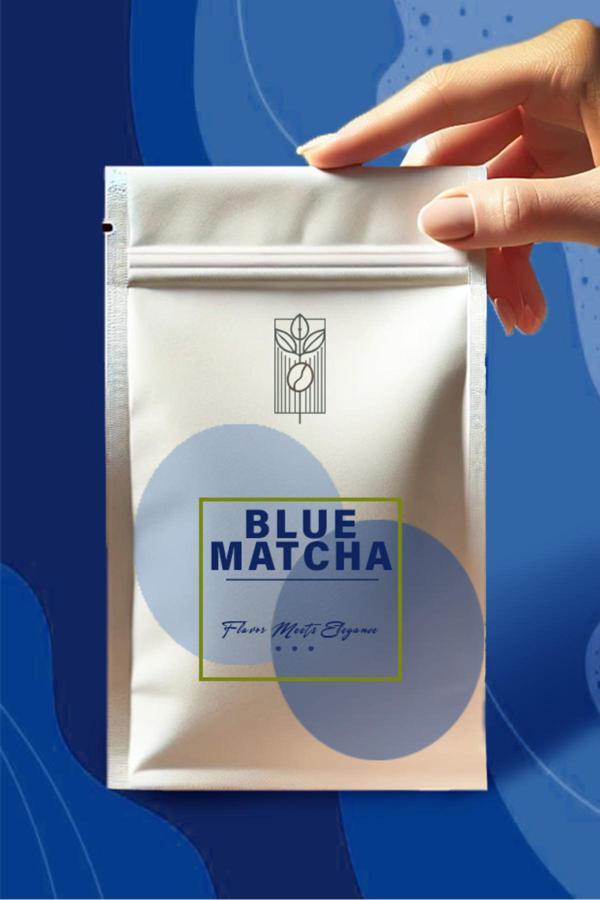 Mel And Mira Blue Matcha Powder 50G, Mavi Spirulina Superfood Matcha Tozu - Image 1