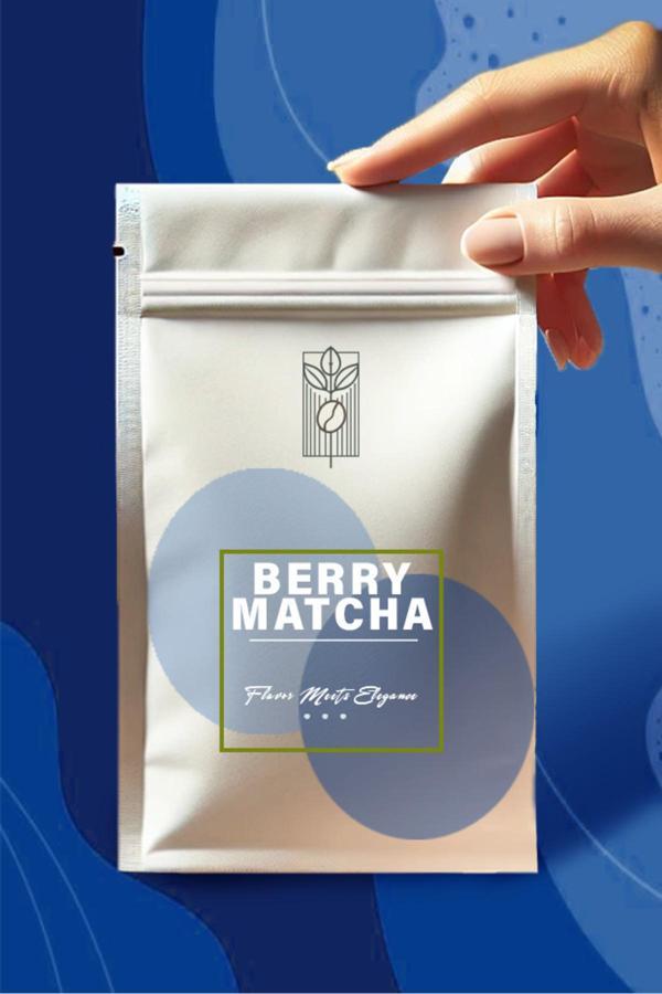 Mel And Mira Böğürtlen Aromalı Matcha Tozu 50G, Berry Matcha Powder - Image 1