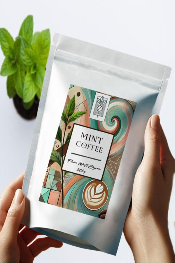 Mel And Mira Mint Coffee 200G, Nane Aromalı Filtre Kahve - Image 1