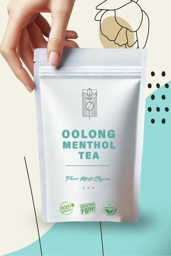 Mel And Mira Premium Oolong Menthol Tea 50G – Spearmint Ve Mentol Aromalı Oolong Çayı - Image 1