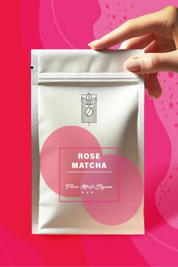 Mel And Mira Gül Aromalı Matcha Tozu 50G, Rose Matcha Powder - Image 1