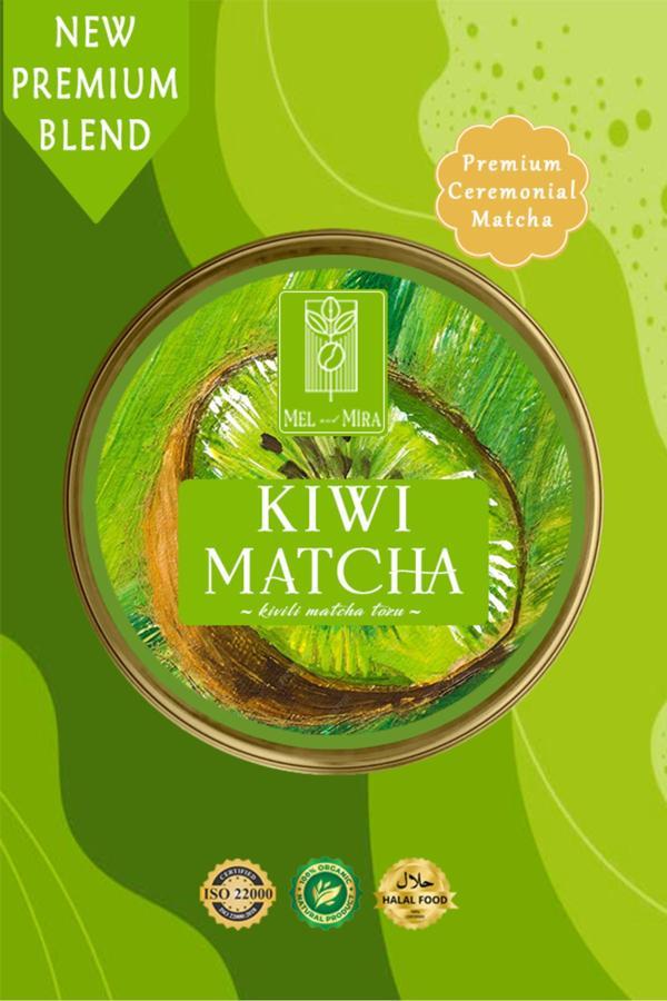 Mel And Mira Kivi Aromalı Matcha Tozu 25G, Kiwi Matcha Powder - Image 1