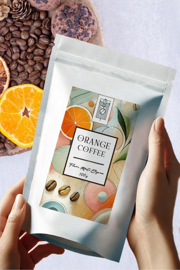 Mel And Mira Orange Coffee 100G, Portakal Aromalı Filtre Kahve - Image 1