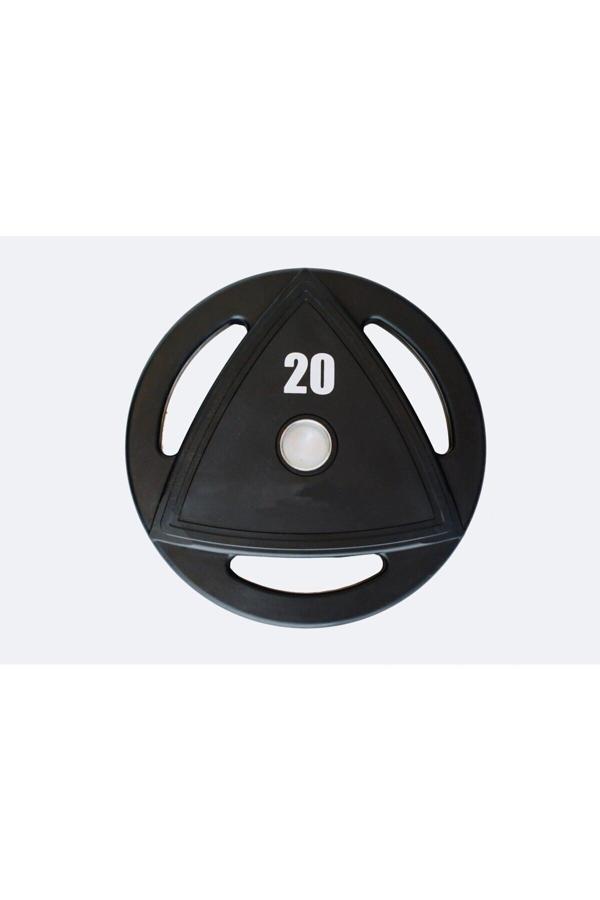 Powerhand 20 Kg Profesyonel Kauçuk Kaplı Olimpik Plaka - Image 1