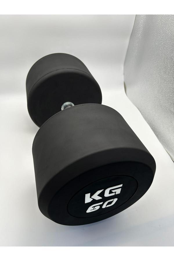 Alinsport Krom Kaplı Kauçuk Dumbbell 60 Kg - Image 1