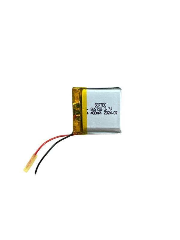 582728 3.7V 400 MAh Li-Polymer Pil Devreli/1.5A - Image 1