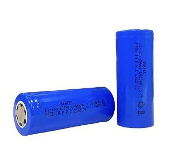 ICR26650 Li-Ion 3.7V 5000mAh 3C Şarjlı Pil - Image 1