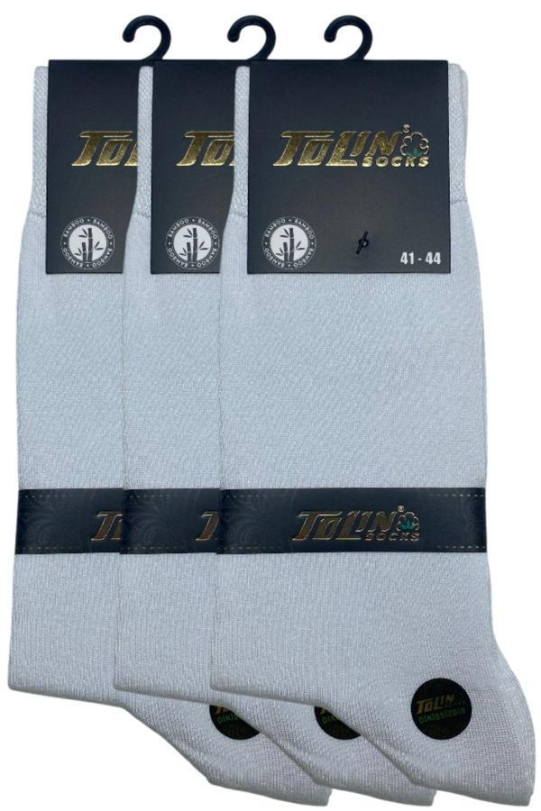 Erkek 3 lü Bambu Kışlık Soket Dikişsiz Çorap Seti 14600 - Image 1