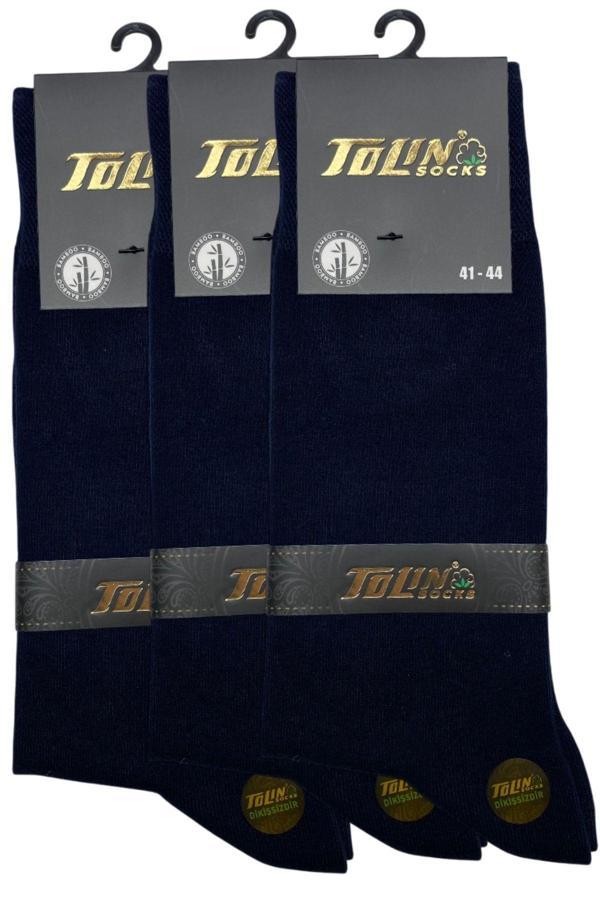 Erkek 3 lü Bambu Kışlık Soket Dikişsiz Çorap Seti 14600 - Image 1