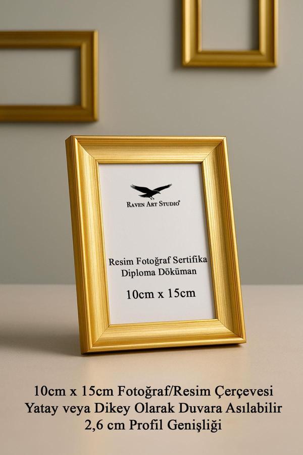 Pyramid 10cm x 15cm Resim Fotoğraf Belge Poster Evrak Çerçevesi Korumalı Kırılmaz Pleksi Cam - Image 1