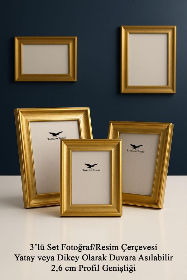 Pyramid 3'lü Set 10cm x 15cm + 13cm x 18cm + 15cm x 21cm Korumalı Kırılmaz Pleksi Cam - Image 1