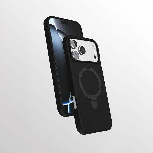 Apple iPhone 17 Pro Kılıf M-safe Şarj Özellikli Standlı Zore Samara Kapak - Image 1