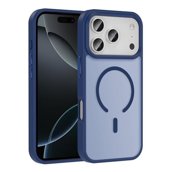 Apple iPhone 17 Pro Max Kılıf M-safe Şarj Özellikli Mat Arka Yüzey Zore Sio Kapak - Image 1