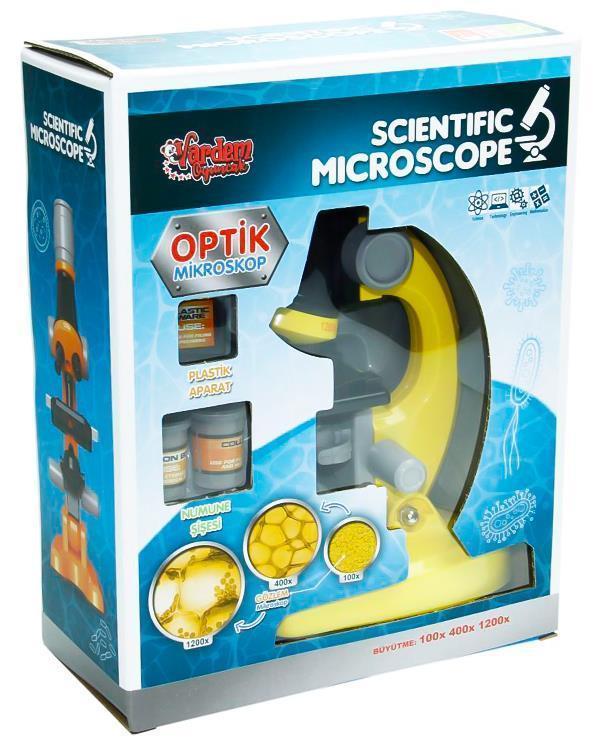 Vardem Objektif Mikroskop Işıklı Sarı 1013A1 - Image 1