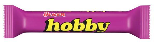 HOBBY - Sütlü Kokolin Kaplamalı Kakaolu ve Fındıklı Bar - 25 gram - 144 Adet - Image 1