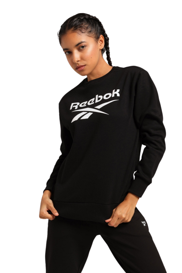 Reebok Ri bl fleece crew siyah kadın sweatshirt 100012590 - Image 1