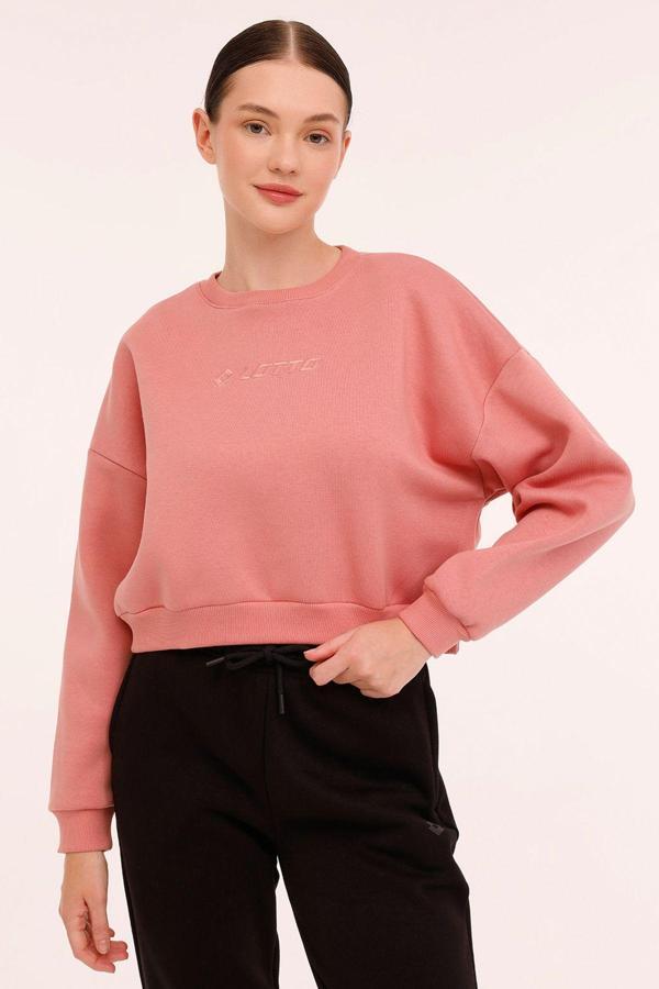 Lotto W-Leblanc C Neck SWT 4PR Pembe Kadın Sweatshirt 101924694 - Image 1